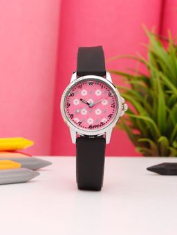 Stol'N - Flower Printed Wrist Watch-Black