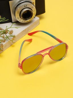 Stol'N - Colour Gradient Aviator Rim Sunglasses - Multicolour
