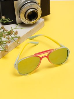 Stol'N - Colour Gradient Aviator Rim Sunglasses - Multicolour