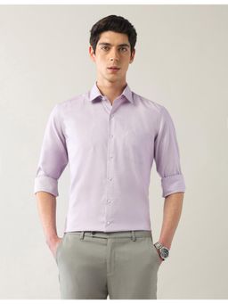 Arrow - Mens Purple Manhattan Slim Fit Autopress Shirt
