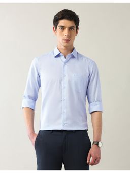 Arrow - Mens Blue Manhattan Slim Fit Autopress Shirt