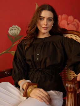 CLO - Black Cotton solid top