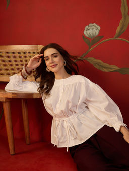 CLO - White Cotton solid top