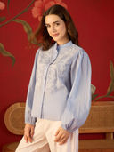 Blue color option, Currently selected