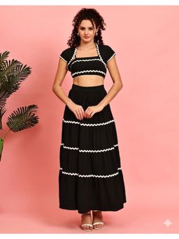 JAKANARY - Black Women's Summer 3 Piece Outfits Women's Co-Ord Sets