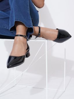 Sherrif Shoes - Black Casual Solid Sandals