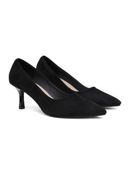 Sherrif Shoes - Black Casual Solid Pumps