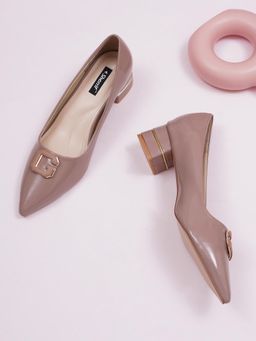 Sherrif Shoes - Mauve Casual Solid Pumps