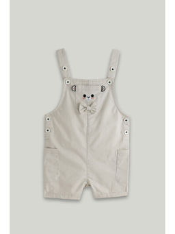 One Friday - Kids Boys Beige Regular Short Sleeve Dungaree