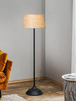 Homesake - Metal Floor Lamp Light Straight Jute