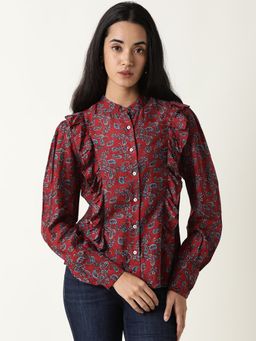 RAREISM - Pumpkin Maroon Top