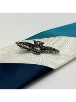 The Tie Hub - Gunmetal Owl Design Tie Bar