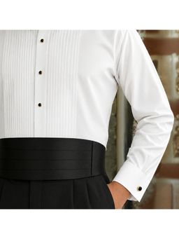 The Tie Hub - Black Tuxedo Cufflinks and buttons
