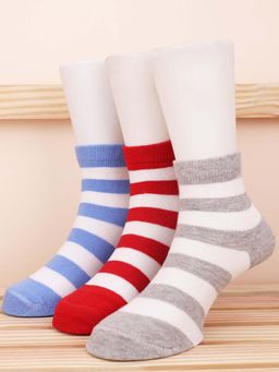 Footprints - Stripes Organic Cotton & Bamboo Socks For Women Pack Of 3