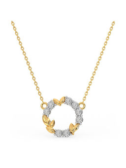Candere by Kalyan Jewellers - 14K BIS Hallmark Yellow Gold and Diamond Pendant with Chain