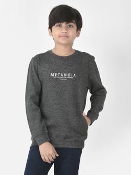 CRIMSOUNE CLUB - Boys Dark Grey Metanoia Sweatshirt