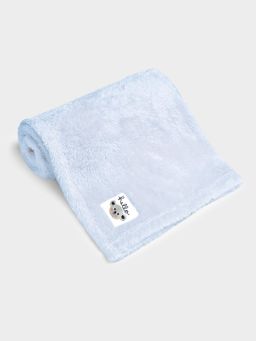Mi Arcus - Premium Soft Solid Sky Blue Knitted Flurry Blanket - Warm & Soft (0-12 Months)
