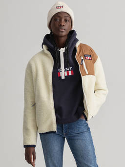 GANT - Retro Logo Fleece Jacket