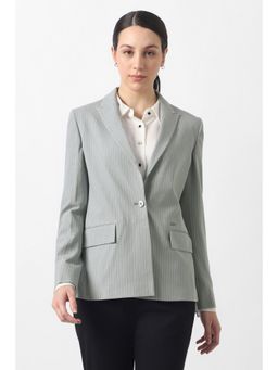Van Heusen - Womens Grey Stripes Blazer