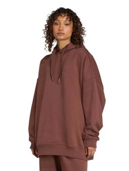 adidas Originals - Brown Cotton Full Sleeves Training Hoodie