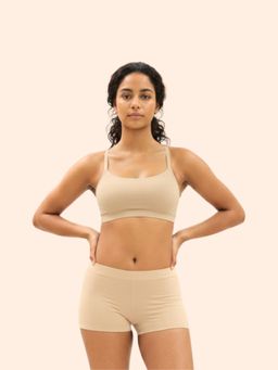 Underneat - Women Full Coverage Cut All Day Comfort High Waisted Boy Shorts