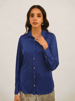 Attic Salt - Blue Butterscotch Shirt