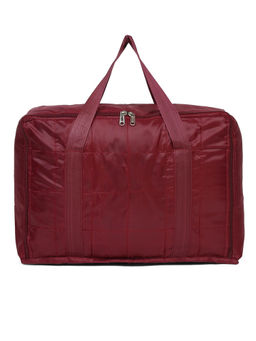 HOSTA HOMES - 1 Under Bed Storage Parachute Material Zipper Bag Maroon