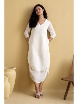YELL - The Cosima Dress-Off White