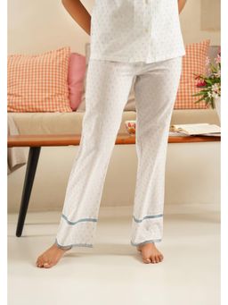 Muvazo - Serene Slumber Pyjama White Pants