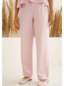 Muvazo - Noelle Stripe Lounge Pink Pants
