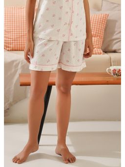Muvazo - Fioretta Bliss White Shorts