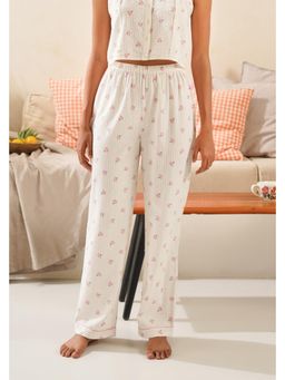 Muvazo - Fioretta Lounge White Pant
