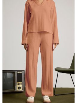 Muvazo - Tactile Stripes Peach Pajama