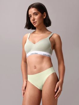 Calvin Klein - Green Solid Mid Rise Bikini-Brief