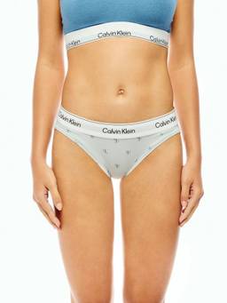 Calvin Klein - Blue Logo Mid Rise Bikini-Brief