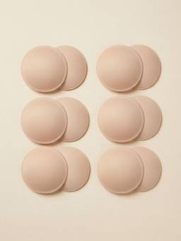 Secrets By ZeroKaata - Round Breast Enhancer Insert Bra Pads for Women (Pack of 6)