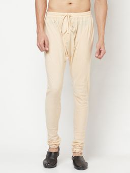 Fabindia - Cotton Beige Men Churidar