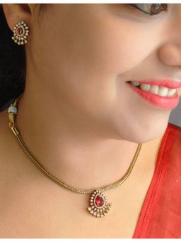 GRIIHAM - Premium Sayara Collection Elegant Cz Jewellery Set