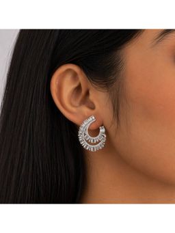 RUHA JEWELS - Radiance Trail Silver Earrings