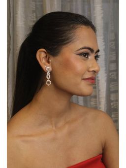 RUHA JEWELS - Vogue Line Silver Earrings