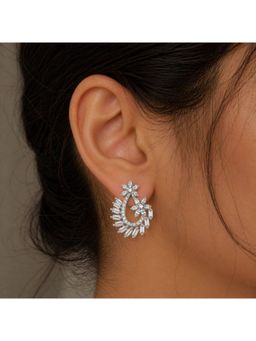 RUHA JEWELS - Silver Flare Earrings