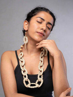 WHE - Sabai Grass Handweaving Drop Earrings