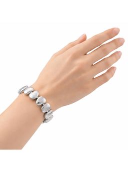 MAASHA - Silver Contemporary Silver-Toned Bracelet