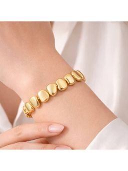 MAASHA - Gold Contemporary Gold-Toned Bracelet