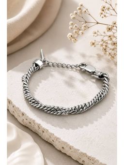 MAASHA - Premium Silver Finish Statement Bracelet Chain