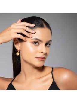 MAASHA - Minimalist Gold-Tone Lightweight Earrings