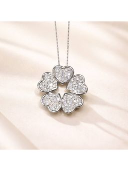 RUHA JEWELS - Radiant Silver Pendant Necklace