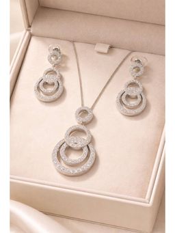 RUHA JEWELS - Elegant Silver Jewellery Set