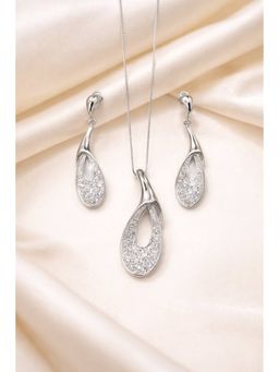 RUHA JEWELS - Classic Silver Jewellery Set