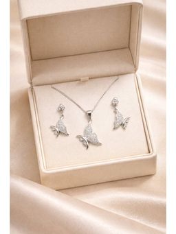 RUHA JEWELS - Radiant Silver Jewellery Set